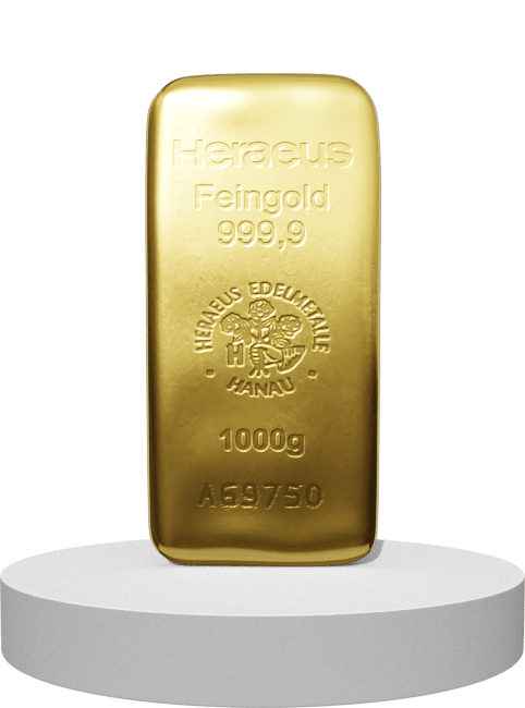 1000 grama zlatna poluga